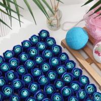 Розы мыльные бело-синие (81 шт)