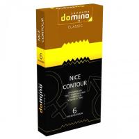 Текстурированные презервативы с рифленой поверхностью Domino Classic Nice Contour 6 шт