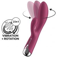 Вибратор-кролик с ротацией красный Satisfyer Spinning Rabbit 1