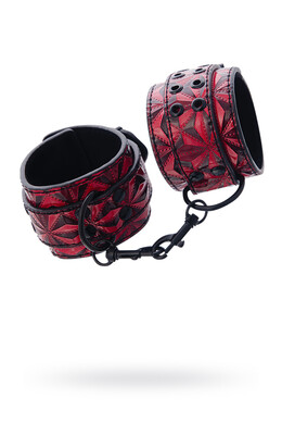 Оковы из материала с 3d эффектом красные Theatre