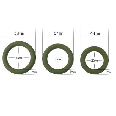 Набор из 3 эрекционных колец Power Plus Soft Silicone Snug Ring