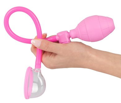 Помпа вагинальная розовая Labia Sucker