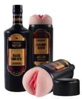 Реалистичный мастурбатор-вагина в бутылке Liquor Bottle