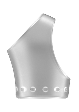 Эрекционное кольцо для пениса и мошонки прозрачное Cockring with Ball Strap №45