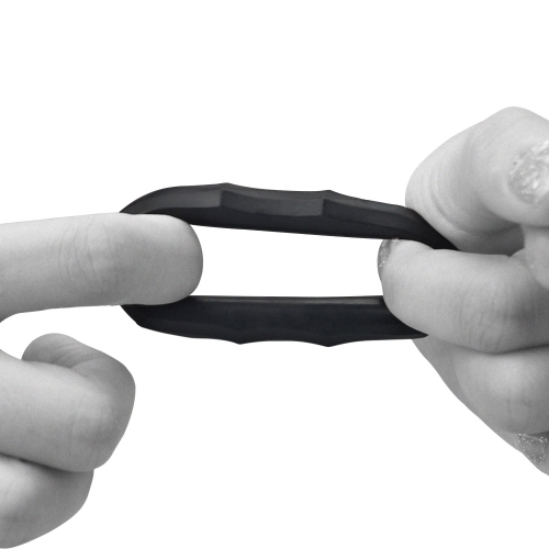 Эрекционное кольцо Черное POWER PLUS (1шт)