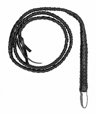 Витой кнут черный Twisted Whip