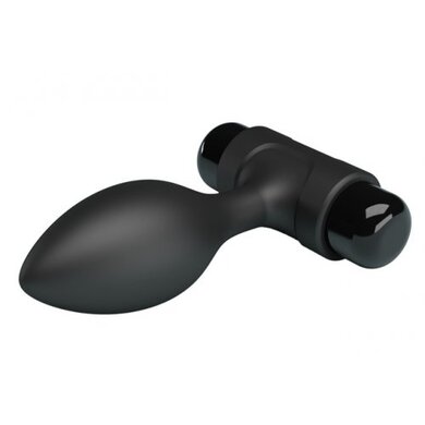 Анальная втулка с вибрацией Pretty Love Vibra Butt Plug черная