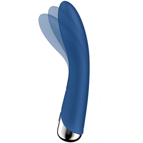 Вибратор с ротацией синий Satisfyer Spinning Vibe 1