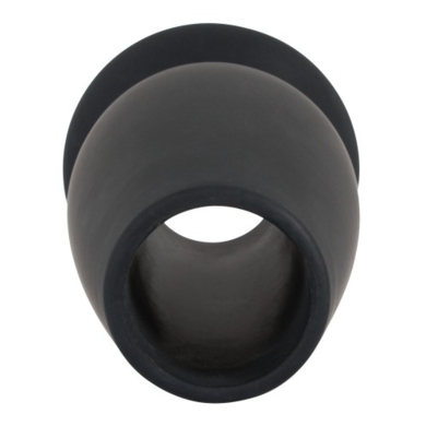 Анальный туннель чёрный Lust Tunnel Plug, размер S
