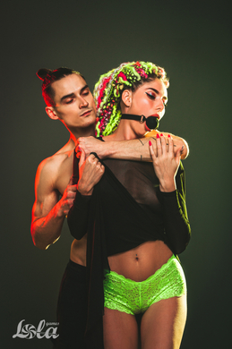 Кляп чёрный Party Hard Charmer, размер L