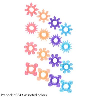 Эрекционное кольцо Textured Ring в ассортименте (1 шт)