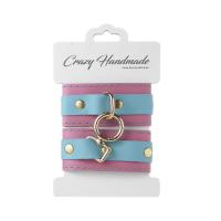 Наручники скругленные комбинированные (золото)