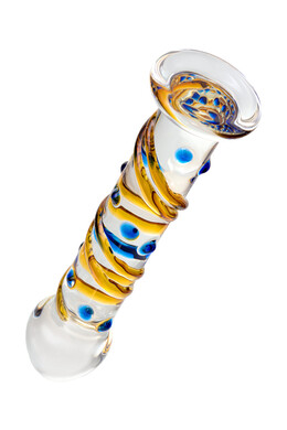 Стеклянный нереалистичный фаллоимитатор Sexus Glass 17,5 см