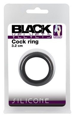 Эрекционное кольцо Black Velvets Cock Ring 3,2 см