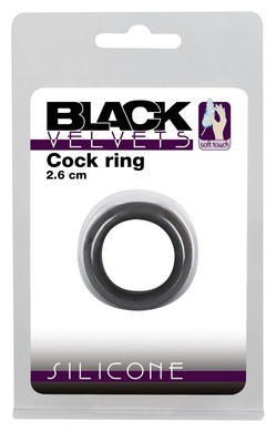 Эрекционное кольцо Black Velvets Cock Ring 2,6 см