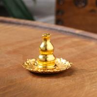 Подставка для благовоний палочек и спиралей "Цветок" золотая