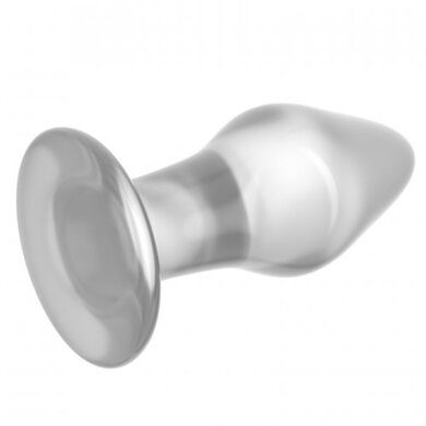 Анальная пробка из стекла прозрачная Glass Romance 10 см