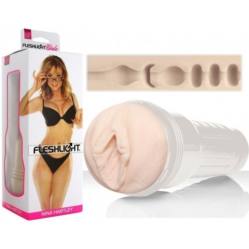 Мастурбатор-вагина слепок порнозвезды Fleshlight Girls Nina Hartley