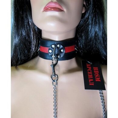 Поводок с крупной цепью