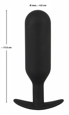 Анальная пробка черная Anal Trainer, размер L