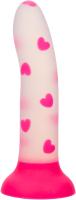 Светящийся фаллоимитатор на присоске Glow Stick Heart