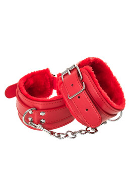 Красные поножи с металлической отделкой Anonymo