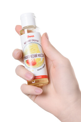 Масло для массажа Yovee "Романтический массаж" с ароматом клубники и шампанского (50 мл)