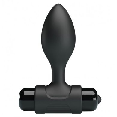 Анальная втулка с вибрацией Pretty Love Vibra Butt Plug черная
