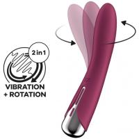 Вибратор с ротацией красный Satisfyer Spinning Vibe 1