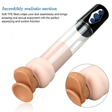 Вакуумная помпа автоматическая с мягкой насадкой Maximizer Worx Elite Rechargeable Pump