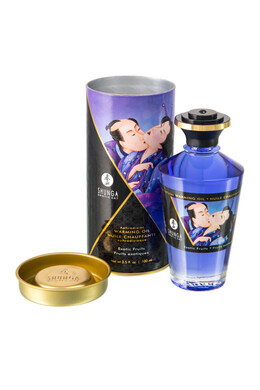 Съедобное разогревающее массажное масло со вкусом экзотических фруктов Shunga Exotic Fruits (100 мл)