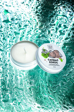 Массажная свеча Штучки-Дрючки "Сандал и кокос" (25 мл)