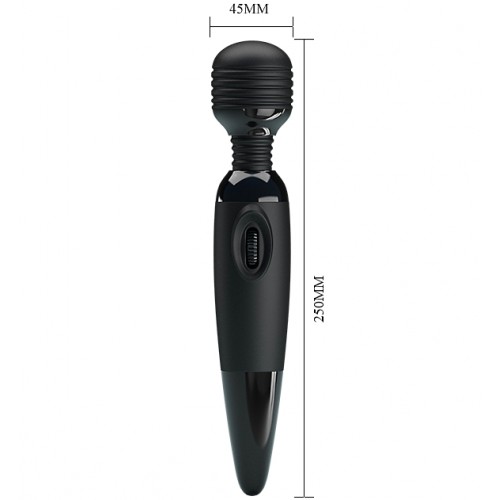 Вибромассажер с мощной вибрацией Pretty Love Power Wand черный