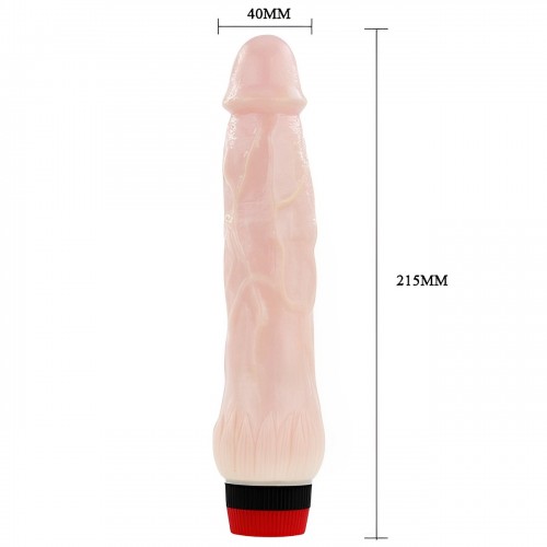 Вибратор с ярковыраженными венами Rockin Dong Baile 22 см