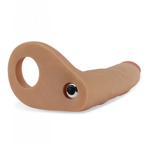 Насадка для двойного проникновения с вибрацией The Ultra Soft Double 17 см