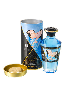 Съедобное разогревающее массажное масло со вкусом кокоса Shunga Coconut Thrills (100 мл)