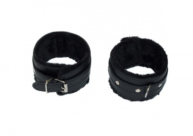 Поножи черные меховые Party Hard Eternity