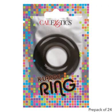 Эрекционное кольцо черное Foil Pack X-Large Ring