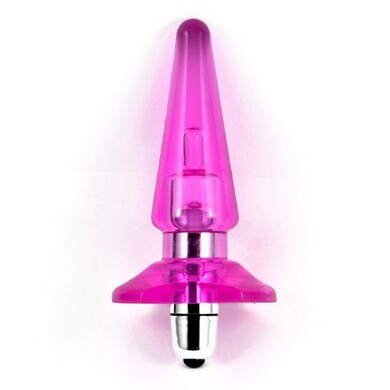 Втулка анальная вибро Sassy розовая