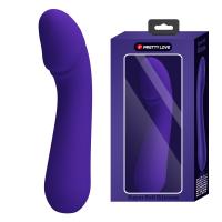 Перезаряжаемый гибкий вибратор для точки G Pretty Love Cetus Super Soft Silicone синий