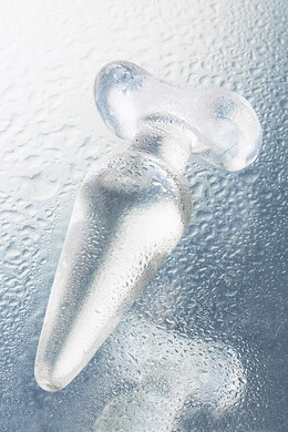 Анальная втулка стеклянная Sexus Glass прозрачная