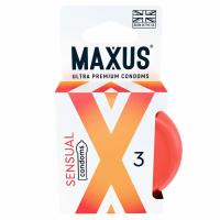 Презервативы Maxus Sensual уникальной формы факел в железном кейсе (3 шт)