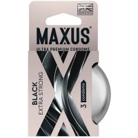 Презервативы Maxus Extra Strong черные (3 шт)