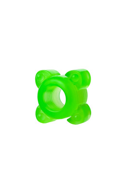 Набор зеленых эрекционных колец на пенис (6 шт)