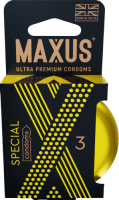 Презервативы точечно-ребристые MAXUS Special X-edition (3 шт)