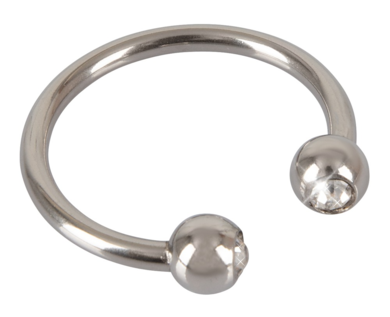 Кольцо для пенниса металлическое серебристое Rebel Glans Ring