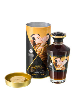 Съедобное разогревающее массажное масло со вкусом сливочного латте Shunga Creamy Love Latte (100 мл)