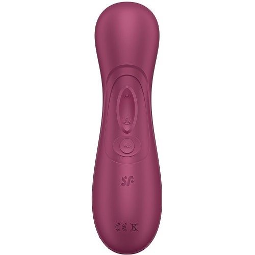 Вакуумно-волновой бесконтактный стимулятор бордовый Pro 2 Generation 3 Satisfyer