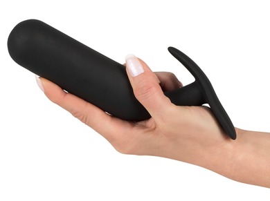 Анальная пробка черная Anal Trainer, размер M