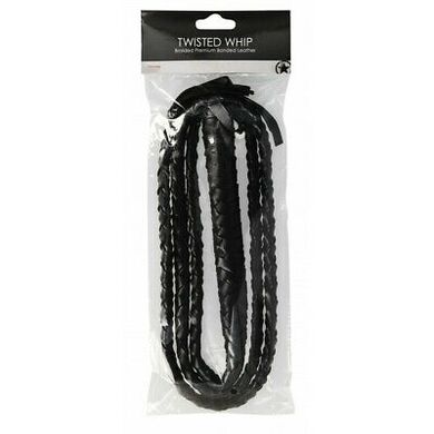 Витой кнут черный Twisted Whip